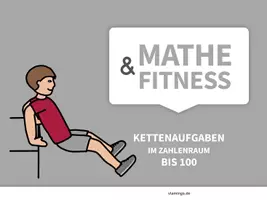 Vorschau - Spiele - Mathe&Fitness - Kettenaufgaben im Zahlenraum bis 100 - Seite 1