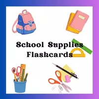 Aperçu - Apprentissages en autonomie - Learn School Supplies with Pictures - Page de couverture