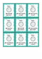 Vorschau - Spiele - Englisch: Spielkarte "I have...Who has...?" - The Time - Seite 2