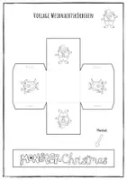 Vorschau - Mal- und Bastelvorlagen - Monsterhafte Weihnachten - Geschenkkörbchen - Seite 3