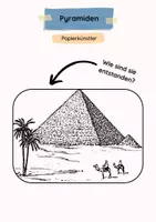 Vorschau - Arbeitsblätter - Das alte Ägypten - Die Pyramiden (Allgemein, Cheops Pyramide) - Deckblatt