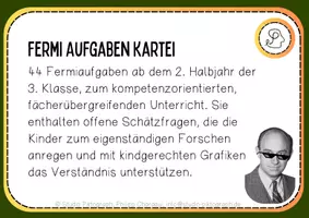 Vorschau - Fördermaterial/Inklusion - Fermiaufgaben Materialpaket - Seite 1