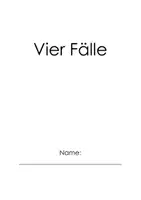 Vorschau - Arbeitsblätter - 4. Fälle (Nominativ, Genitiv, Dativ und Akkusativ) - Seite 1