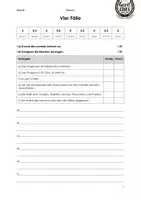 Vorschau - Test - 4. Fälle (Nominativ, Dativ, Genitiv, Akkusativ - Prüfung) - Seite 1