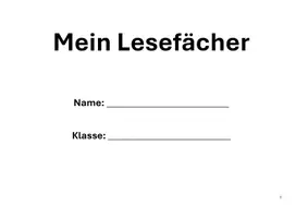 Vorschau - Aufgabenkarten - Lesefächer (Schritt für Schritt lesen) - Seite 1