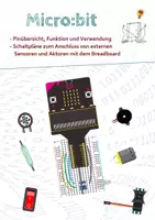 Vorschau - Arbeitsblätter - Anschlusshilfe für externe Sensoren und Aktoren an den Micro:bit >>> Für die Verwendung mit einem Breadboard - Deckblatt
