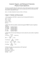 Aperçu - Affichage - General, Organic & Biological Chemistry | Exam for Nursing - Page 1