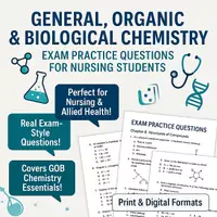 Aperçu - Affichage - General, Organic & Biological Chemistry | Exam for Nursing - Page de couverture