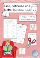 Vorschau - Arbeitsblätter - Lies, schneide und klebe - Wörter mit L/l (1. Klasse) - Deckblatt