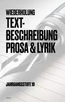 Vorschau - Unterrichtsreihen - Textbeschreibung/Textanalyse Prosa & Lyrik mit lizenzierten Texten (Skript mit Musteraufsätzen) - Deckblatt