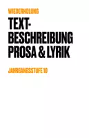 Vorschau - Unterrichtsreihen - Textbeschreibung/Textanalyse Prosa & Lyrik mit lizenzierten Texten (Skript mit Musteraufsätzen) - Seite 1