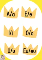 Vorschau - Spiele - Königsbuchstaben Bingo mit Vokalen, Umlauten und Zwielauten - Seite 2