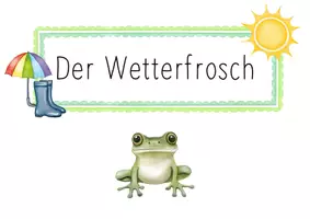 Vorschau - Bildkarten - Das Wetter - Der Wetterfrosch - Seite 3