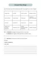 Vorschau - Spiele - Grammar: Simple Past Bingo - Seite 1