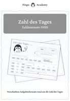 Vorschau - Arbeitsblätter - Zahl des Tages für den Zahlenraum 1000 - Deckblatt