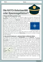 Vorschau - Arbeitsblätter - Die NATO: Die Rolle der NATO in der internationalen Weltpolitik - Seite 1