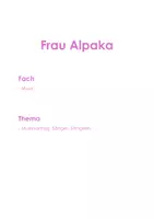 Vorschau - Test - Musik: Musikvortrag - Deckblatt