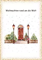 Vorschau - Arbeitsblätter - Weihnachten rund um die Welt - Deckblatt
