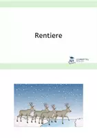Vorschau - Arbeitsblätter - Rentiere - Deckblatt