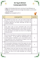 Vorschau - Arbeitsblätter - Lesespurgeschichte: Ein Tag im Winter - Seite 3