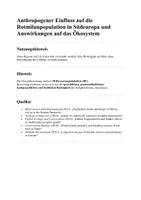 Vorschau - Klassenarbeiten - Klausur - Ökologie, Rotmilan, Antropogener Einfluss auf ein Ökosystem - Deckblatt