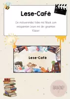 Vorschau - Videos - Lese Café - Visualisierung Video für die Lesezeit - Deckblatt