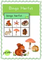 Voorbeeld - JufNika_Bingo herfst - Voorblad