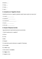 Vista previa - Evaluación - Ejercicios sobre los adjetivos calificativos en italiano - página 2