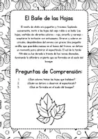 Vista previa - Tarjetas / Manipulativos - 4 cuentos cortos de otono - página 1