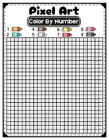 Vorschau - Arbeitsblätter - Seasons Pixel Art Color by Number Worksheets - Seite 2
