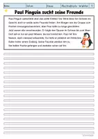 Vorschau - Arbeitsblätter - Abschreibtexte - Im Winter (Klasse 3-4) - Seite 2