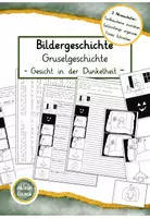 Vorschau - Arbeitsblätter - Bildergeschichte - Gruselgeschichte - differenziert - Fördermaterial - Deckblatt