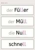 Vorschau - Bildkarten - Bild- und Wortkarten: Wörter mit ll - Seite 3