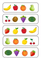 Voorbeeld - fruit series - maak de reeks af - Pagina 2