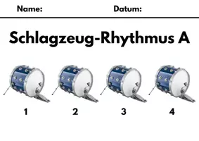 Vorschau - Arbeitsblätter - 26 Rhythmus-Blätter für kindgerechten Schlagzeugunterricht - Seite 3