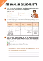 Vorschau - Arbeitsblätter - Wahlen - Wahlgrundsätze (Grundgesetzrecherche und Kreativaufgabe) - Seite 3
