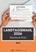 Vorschau - Spiele - Sparpaket: Rheinland-Pfalz Landtagswahl 2026 (Arbeitsblätter, Spiele, Audio, Erklärvideo ...) - Seite 1