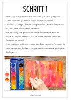 Vorschau - Mal- und Bastelvorlagen - Kleines Städtchen – Collage aus Zeitung und Papier inkl. Video - Seite 3