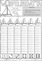 Vorschau - Arbeitsblätter - Würfelregatta - Kleines Einmaleins und Einsdurcheins - Seite 3