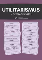 Vorschau - Aufgabenkarten - Utilitarismus ⎮ Gesprächskarten - Deckblatt
