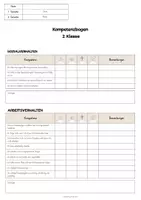 Vorschau - Lehrpläne/Lehrermaterial - KEL-Gespräch Kompetenzbogen 2. Klasse - Seite 2