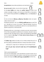 Vorschau - Arbeitsblätter - Märchenmerkmale im Märchen Rumpelstilzchen finden - Deckblatt