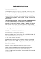 Vorschau - Unterrichtsreihen - Fantasiegeschichte und Ausmalbilder für Sankt Martin - Seite 1