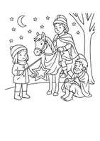 Vorschau - Unterrichtsreihen - Fantasiegeschichte und Ausmalbilder für Sankt Martin - Seite 3