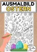 Vorschau - Mal- und Bastelvorlagen - Ausmalbild Ostern - Musik Jg.1-6 - Deckblatt