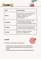 Vorschau - Stundenentwürfe - Unterrichtsreihe: Die Industrialisierung - Seite 3