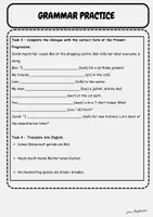 Vorschau - Arbeitsblätter - Materialpaket-Complete Simple Tenses Collection-– Simple Present, Present Progressive & Simple Past (Klasse 5) - Seite 3