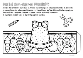 Vorschau - Arbeitsblätter - Weihnachts Windlichter zum Prickeln & Basteln - Kunst im Winter - Seite 3
