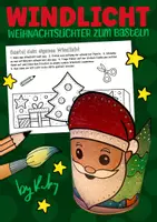 Vorschau - Arbeitsblätter - Weihnachts Windlichter zum Prickeln & Basteln - Kunst im Winter - Deckblatt