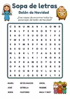 Vista previa - Juegos / Gamificación - SOPA DE LETRAS 1º y 2º CICLO. BELÉN DE NAVIDAD - página 2
